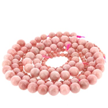 Perles Opale Rose Qualité AA