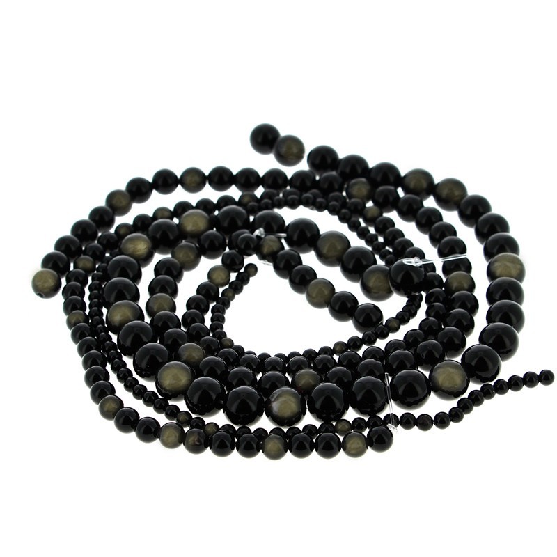Perles Obsidienne Œil Céleste
