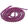 Perles Améthyste 4 mm (teintées)