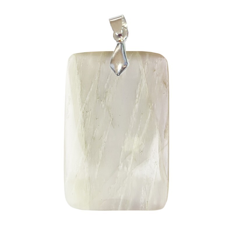 Pierre de Lune Blanche Nacrée Rectangle
