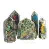 Pointes Labradorite Grise Arc-en-Ciel