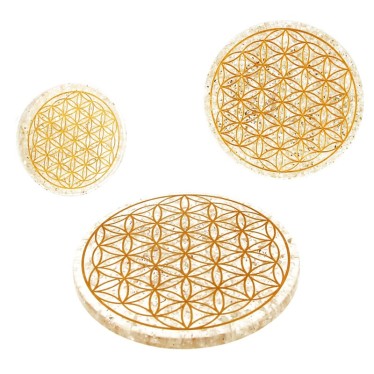 Plateaux Orgonite Cristal...