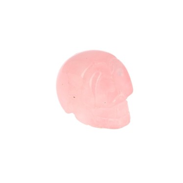 Crâne Quartz Rose 30x25x20 mm