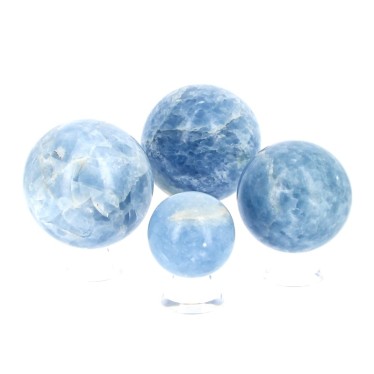 Sphères Calcite Bleue de...