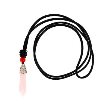 Quartz Rose Collier Pointe