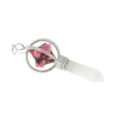 Merkaba Rhodonite & Pointe...