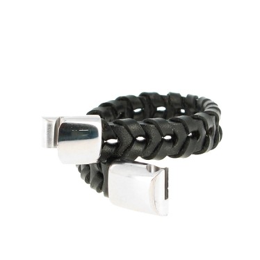 Acier inoxydable & Cuir