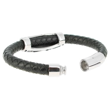 Acier inoxydable & Cuir