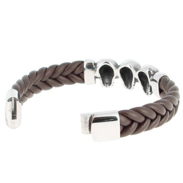 Acier inoxydable & Cuir