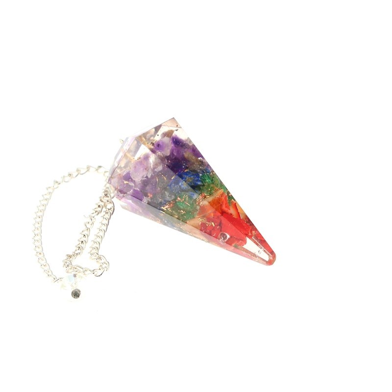 Pendule Orgonite  7 Chakras