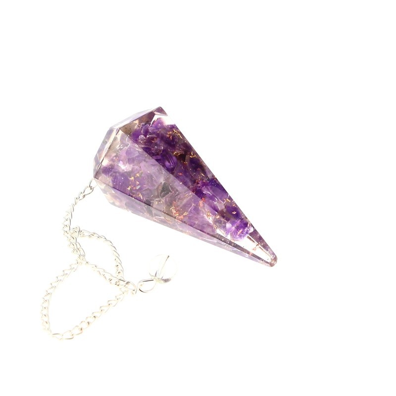 Pendules Orgonite Améthyste