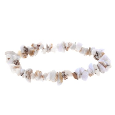Agate calcédoine Bleue Baroque