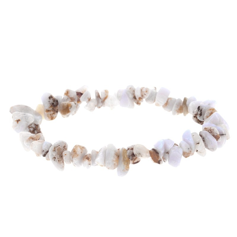 Agate calcédoine Bleue Baroque