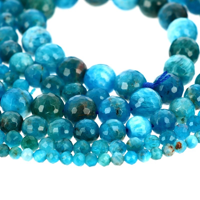 Perles Apatite EXTRA Facettées