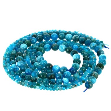 Perles Apatite EXTRA Facettées