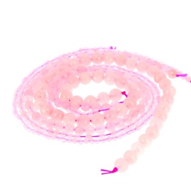 Perles Quartz Rose Facettées