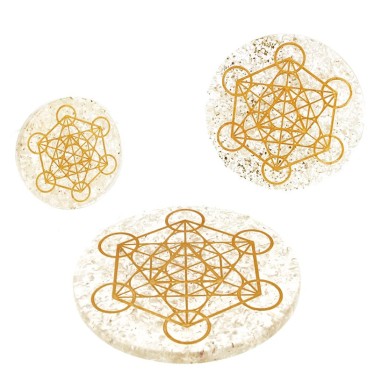 Plateaux Orgonite Cristal...