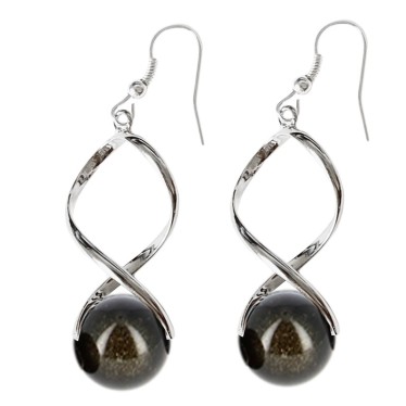 Obsidienne Dorée Billes 12 mm