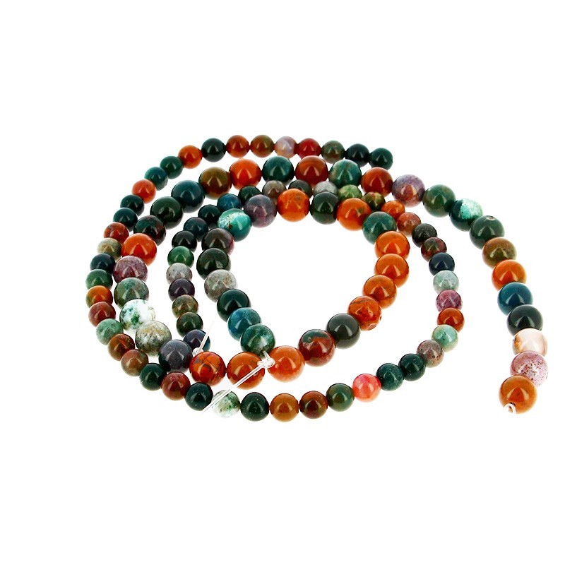 Perles Jaspe Orbiculaire Multicolore