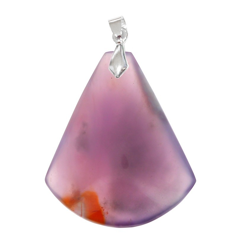 Agate Violette Naturelle de Madagascar Triangle