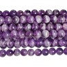 Perles Améthyste Chevron EXTRA