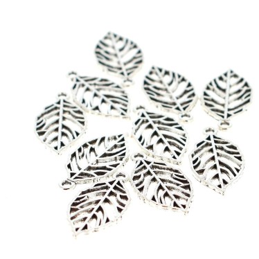 10 Charm's Feuille 27 x 14 mm