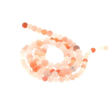 Perles Aventurine Pêche Claire