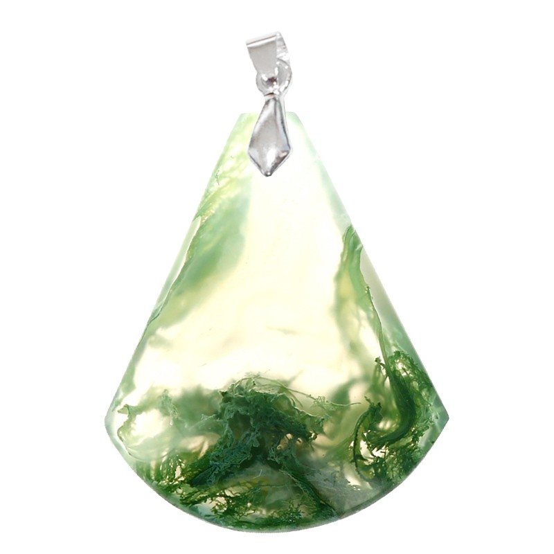 Agate Mousse de Madagascar Triangle