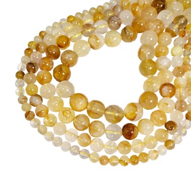 Perles Quartz Hématoïde...