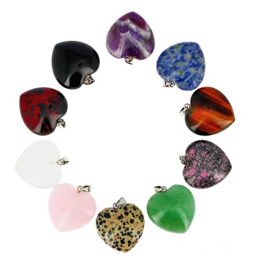 Pendentifs Cœur 30 x 13 mm