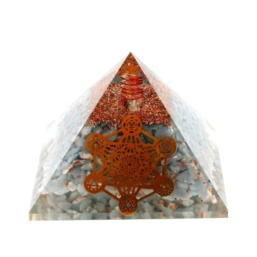 Angélite Pyramide Orgonite...