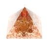 Pierre du Soleil Pyramides Orgonite Metatron 7.5 cm