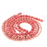 Perles à l'unité en Rhodochrosite EXTRA