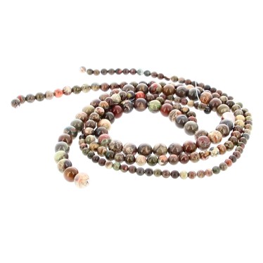 Perles Jaspe Orbiculaire