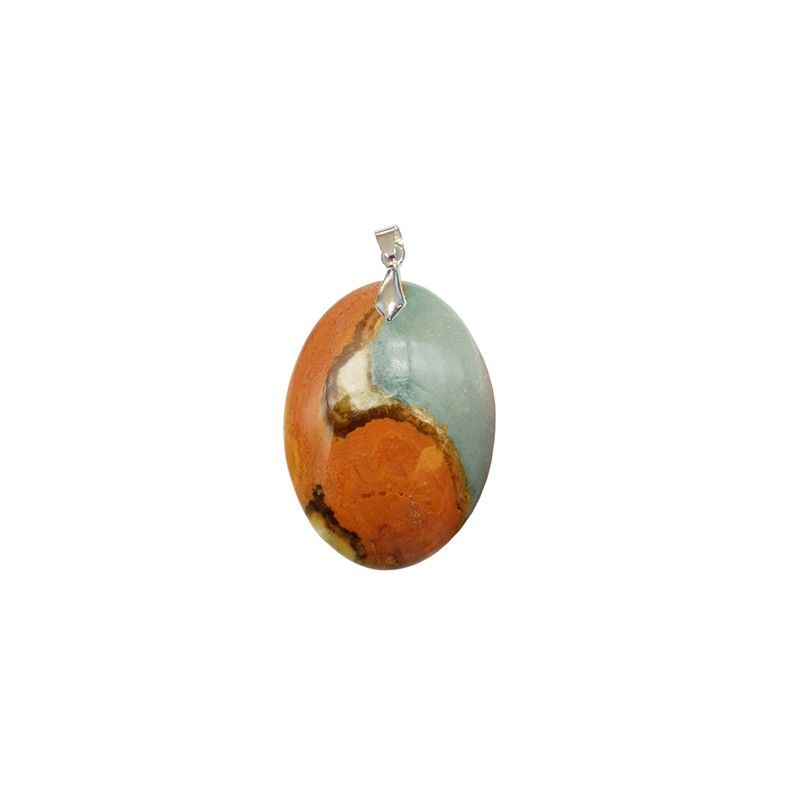Jaspe Polychrome (Imprimé) Ovale de 2 à 3.5 cm