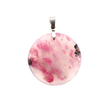 Quartz Rhodonite Rond 2.5 cm