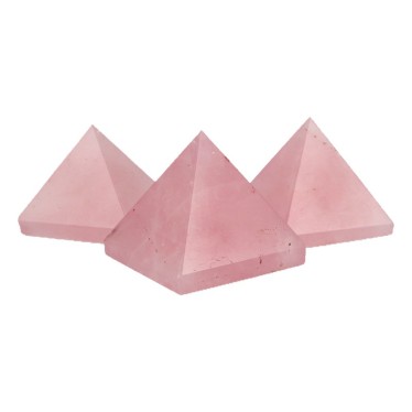 Pyramides Quartz Rose de 4 à 5 cm