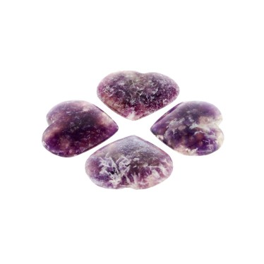 Cœur lépidolite de...