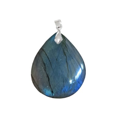 Labradorite Goutte (non extra) Pendentif de 3 à 3.5 cm