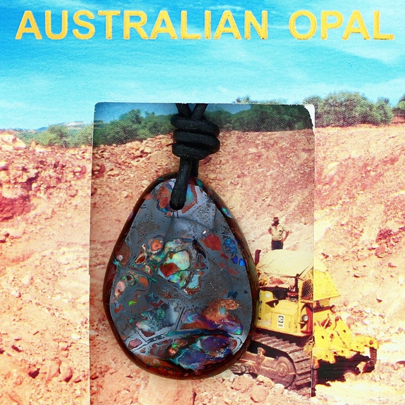 Opale Boulder d'Australie