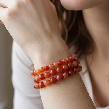 Agate de Feu EXTRA Billes...