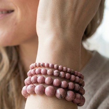 Rhodonite Billes de 4 à 10 mm