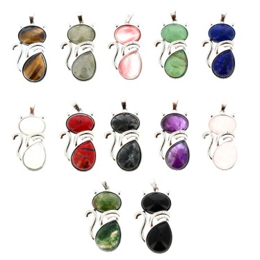 Pendentif Chat 45 x 25 mm