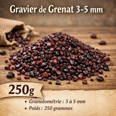 250 g Gravier Grenat 3-5 mm