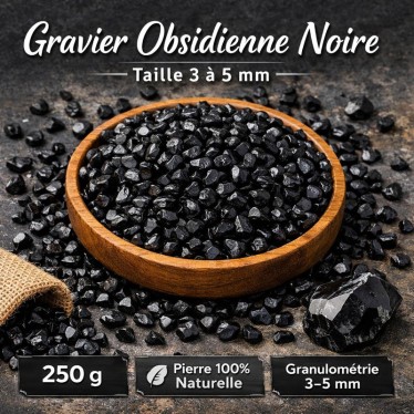 250 g Gravier Obsidienne...