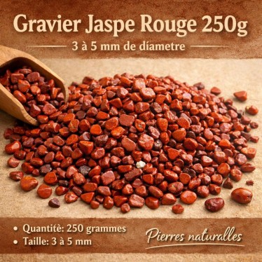 250 g Gravier Jaspe Rouge...