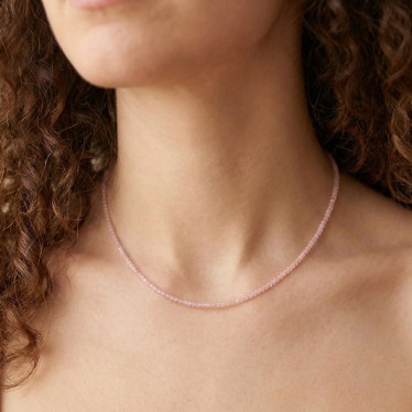 Quartz Rose Colliers...