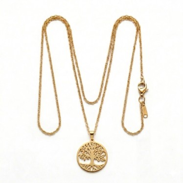 Pendentifs Plaqué Or Arbre...