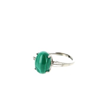 Bagues Malachite Réglables...