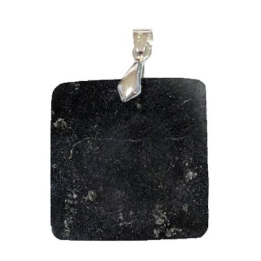 Pendentif Basalte Carré